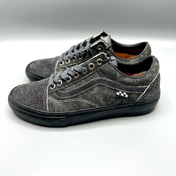 VANS X QUASI Skate Old Skool black denim style Men’s Sneakers